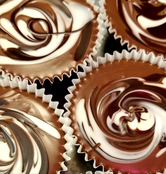 Milk Chocolate Tiger Butter Cup