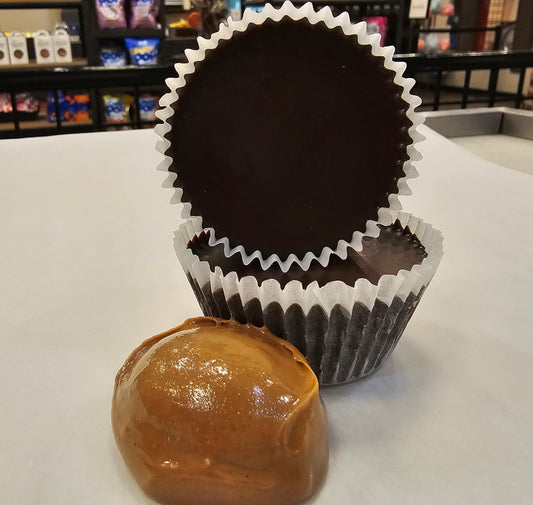 Two Dark Chocolate Peanut Butter Cups