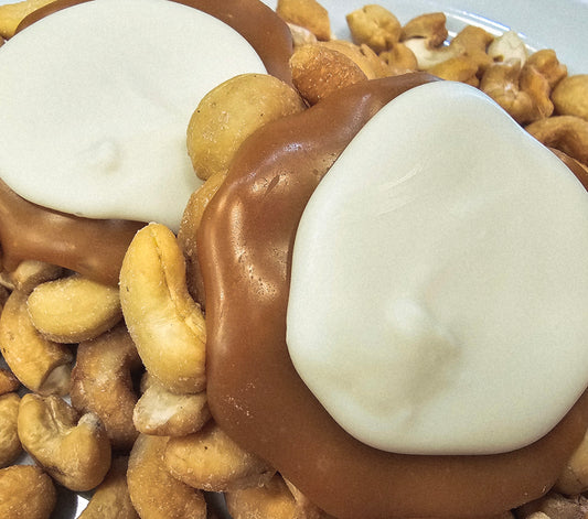 White Chocolate Cashew Turtles