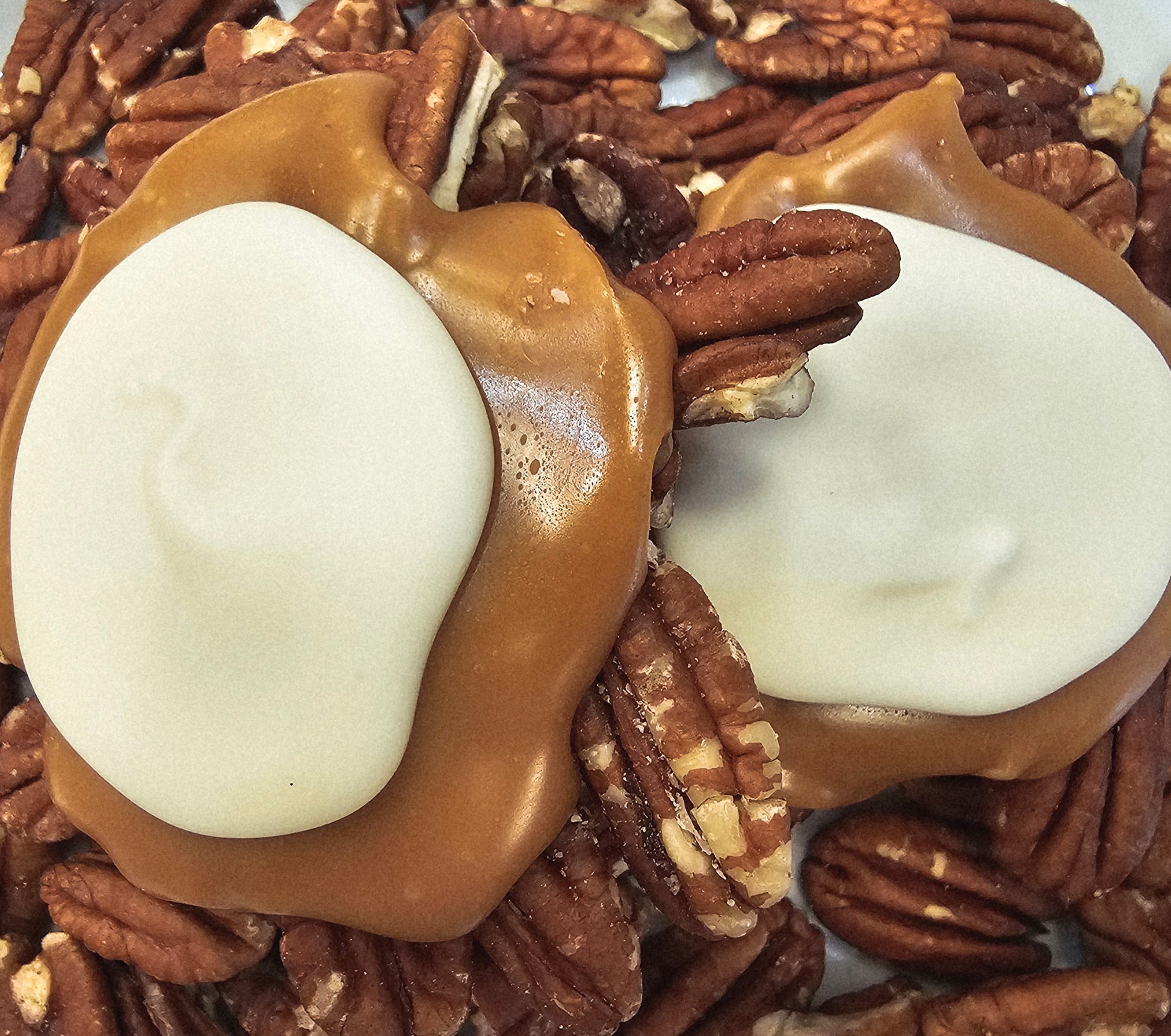 White Chocolate Pecan Turtles